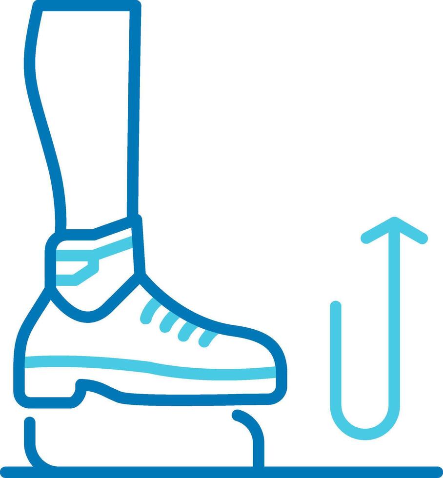Stomp Blue Tone Icon vector