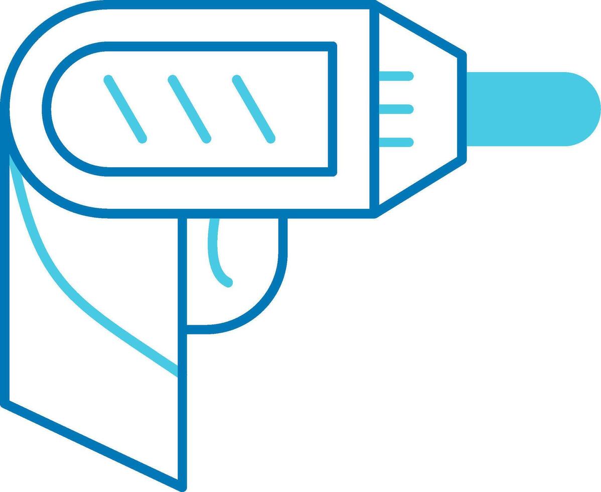 Screwdriver Blue Tone Icon vector