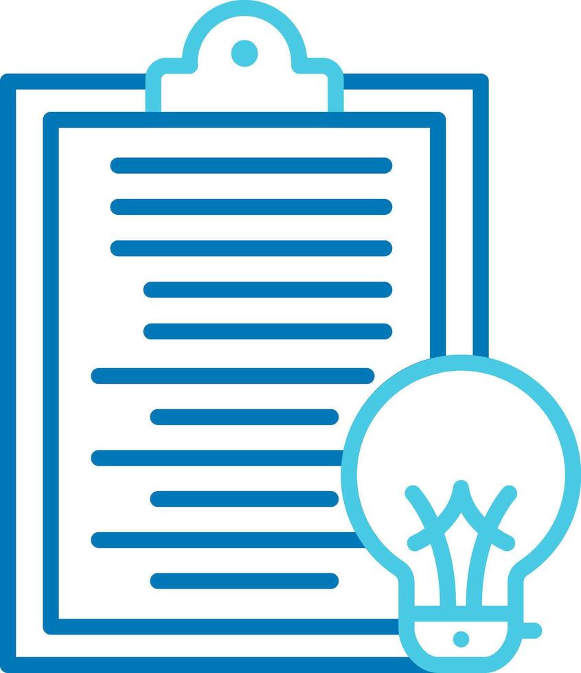 Summary Blue Tone Icon vector