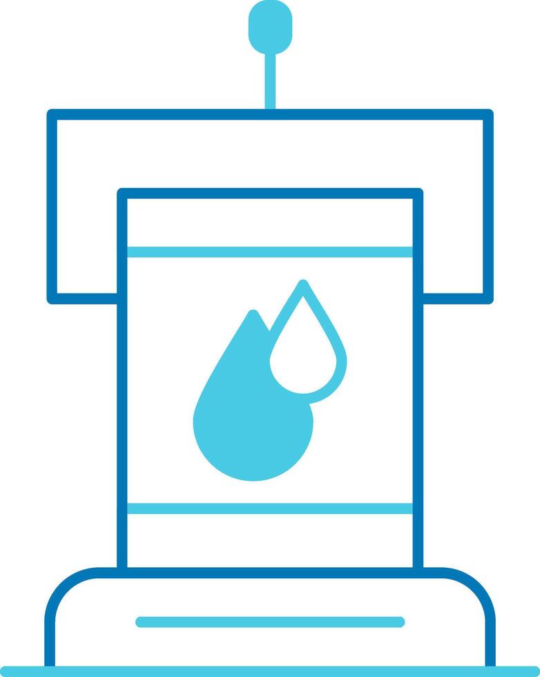 Politics Blue Tone Icon vector
