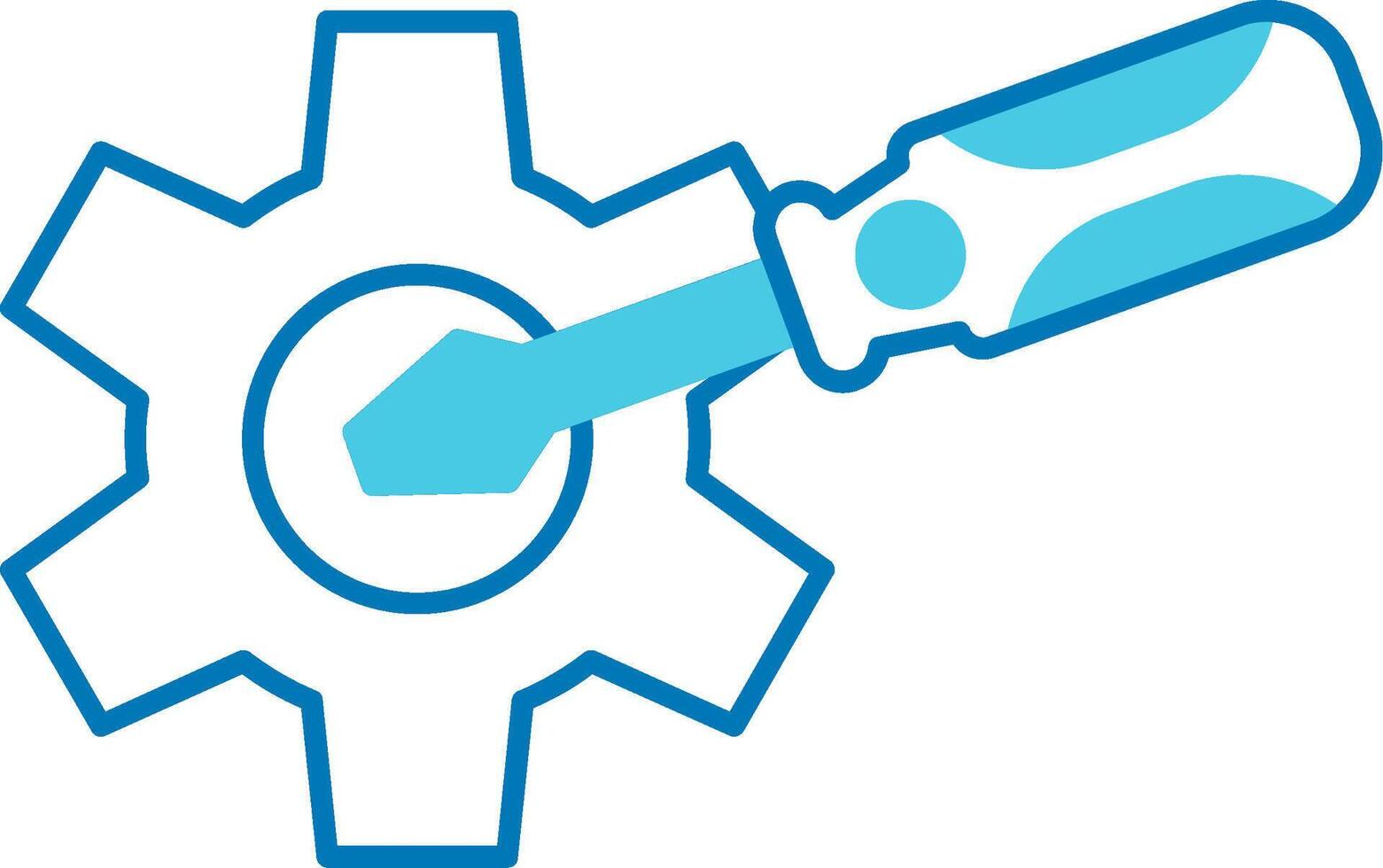 Repair Blue Tone Icon vector