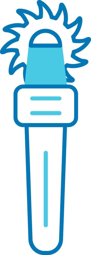Concrete Saw Blue Tone Icon vector