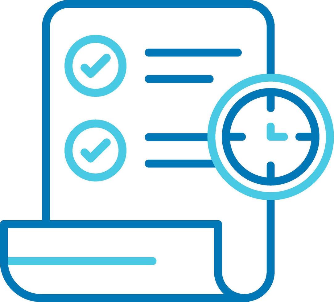 Term Blue Tone Circle Icon vector