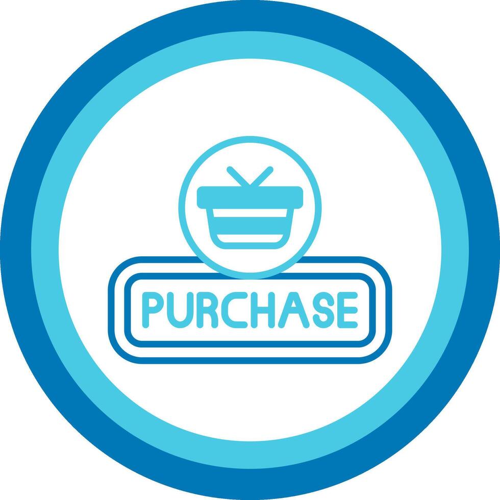 Purchase Blue Tone Circle Icon vector