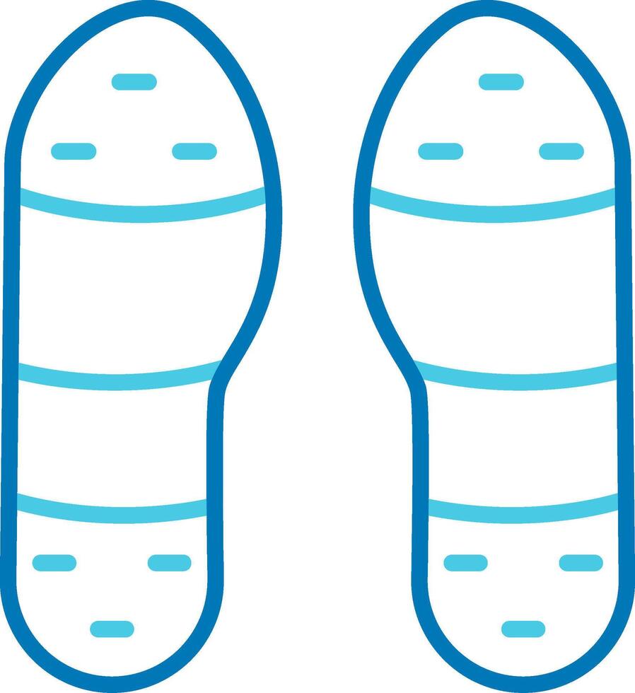 Claque Tap Blue Tone Circle Icon vector