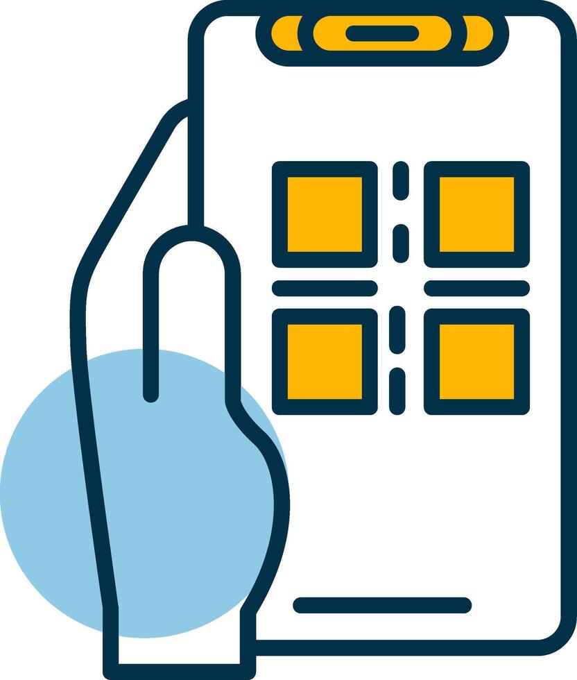 Qr Scan Shapes Icon vector