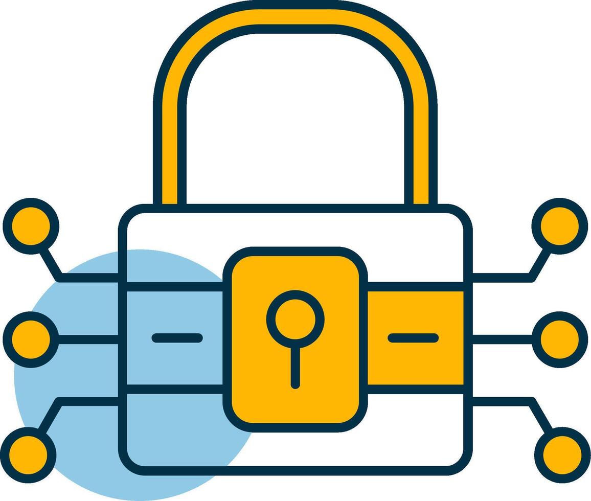 Lock Shapes Icon vector