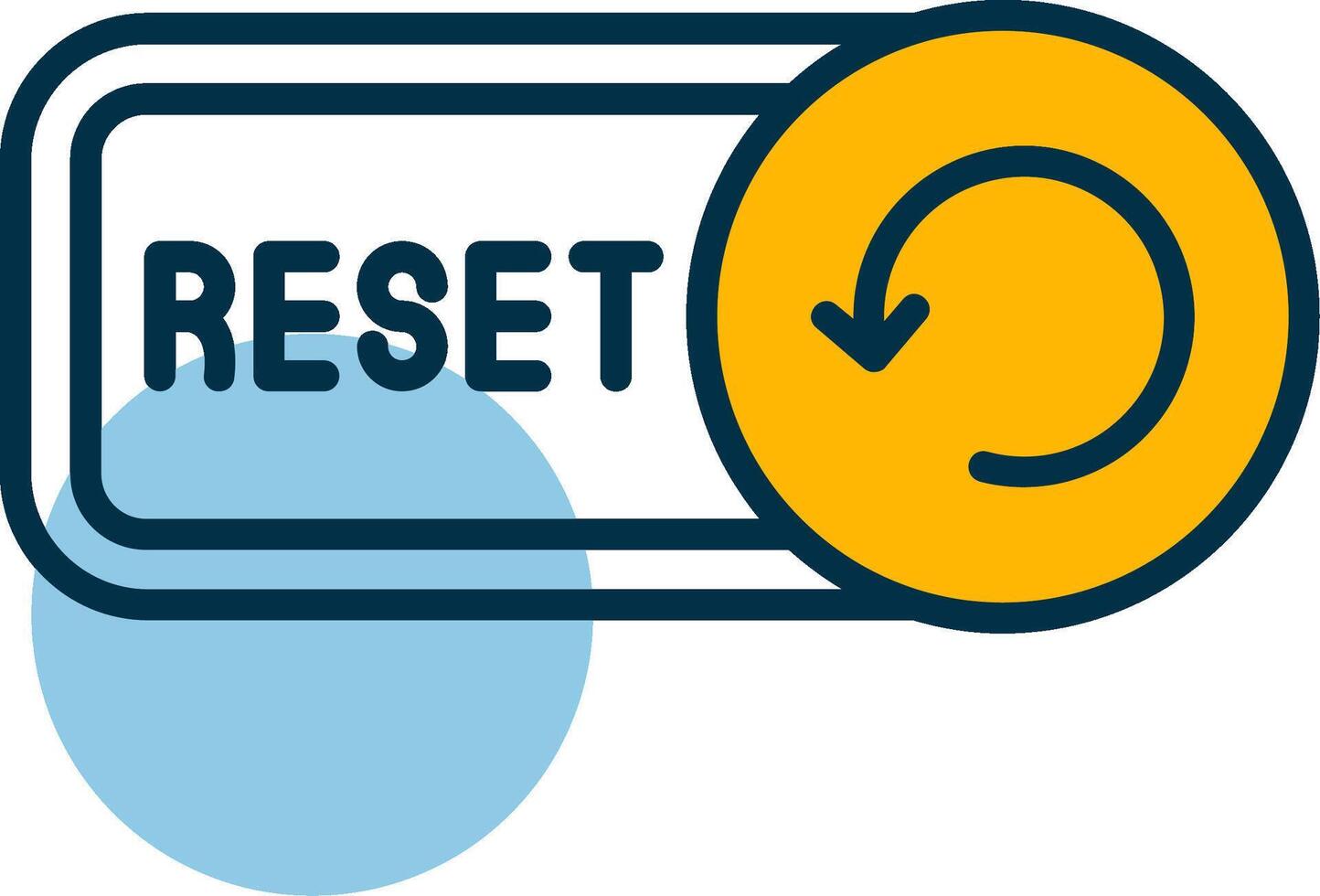 Reset Shapes Icon vector