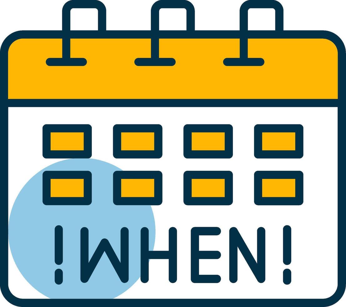 When Shapes Icon vector