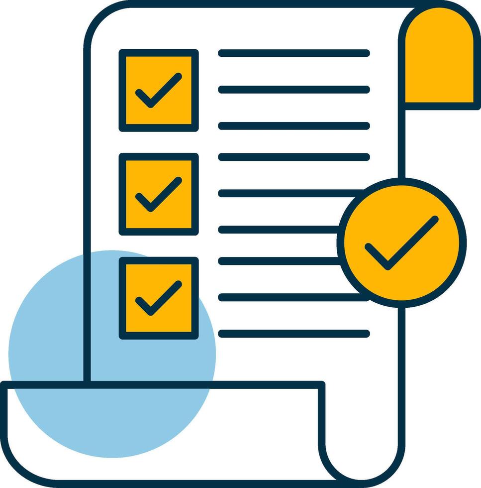 Terms and Conditions Shapes Icon vector