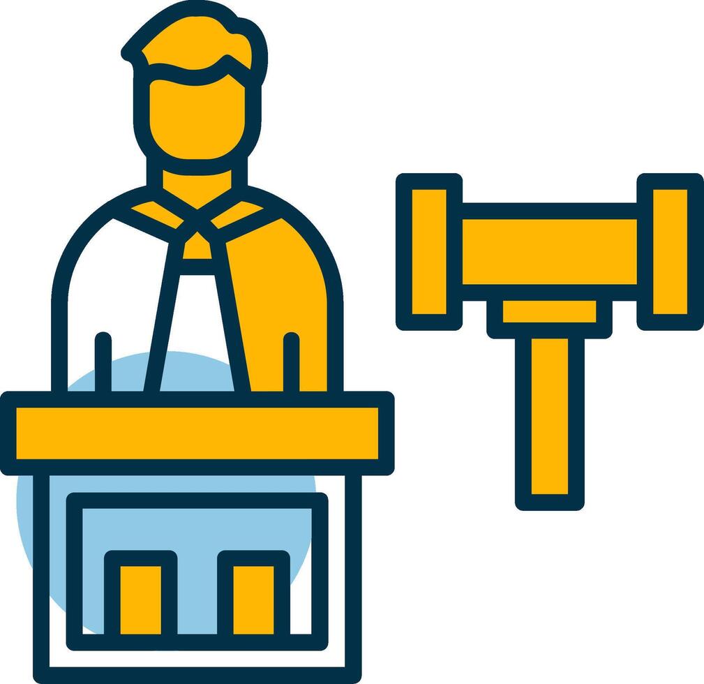 Judge Shapes Icon vector