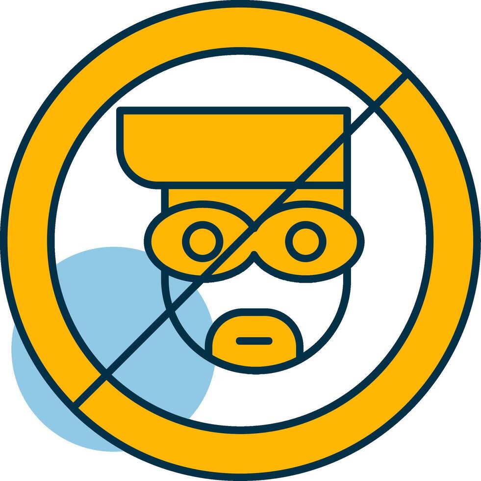 Anti Theft Shapes Icon vector