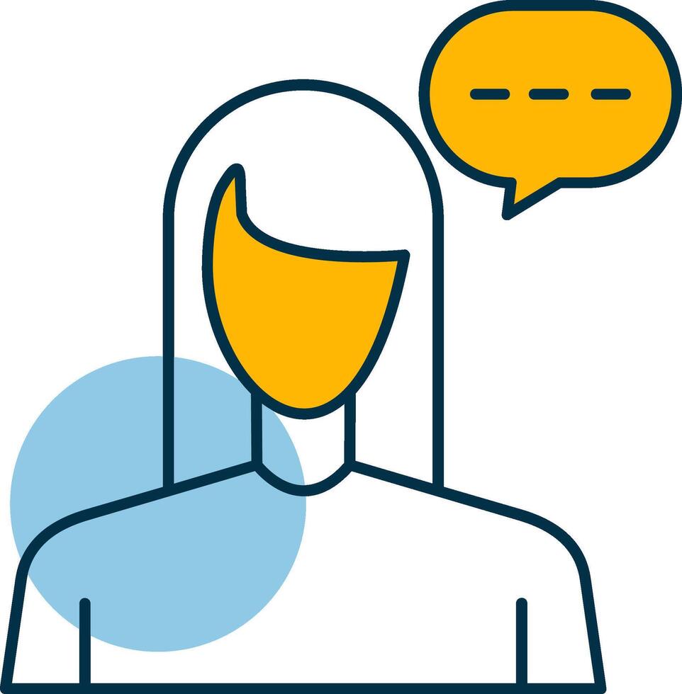 Virtual Assistant Shapes Icon vector
