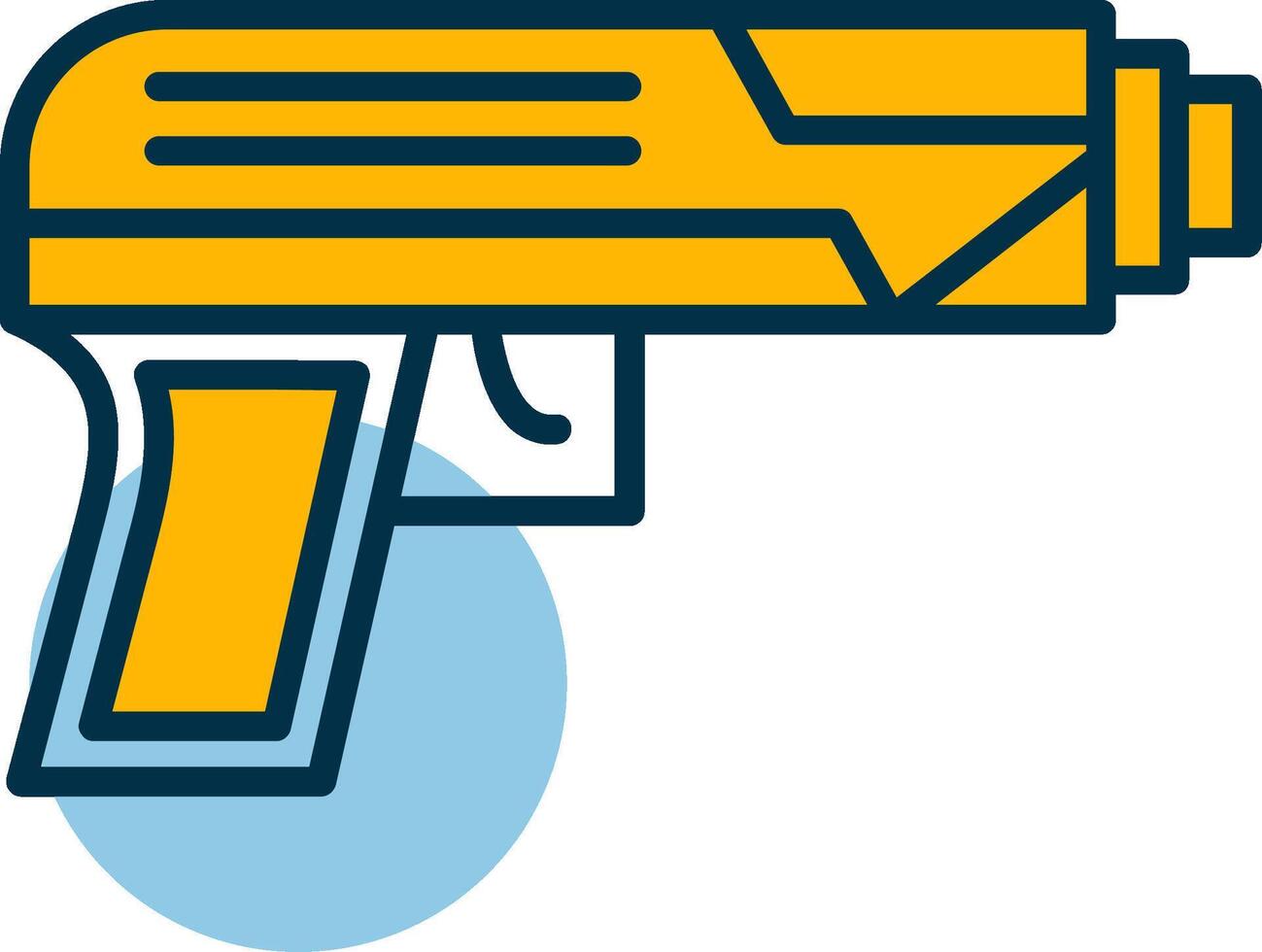 Starting Gun Shapes Icon vector