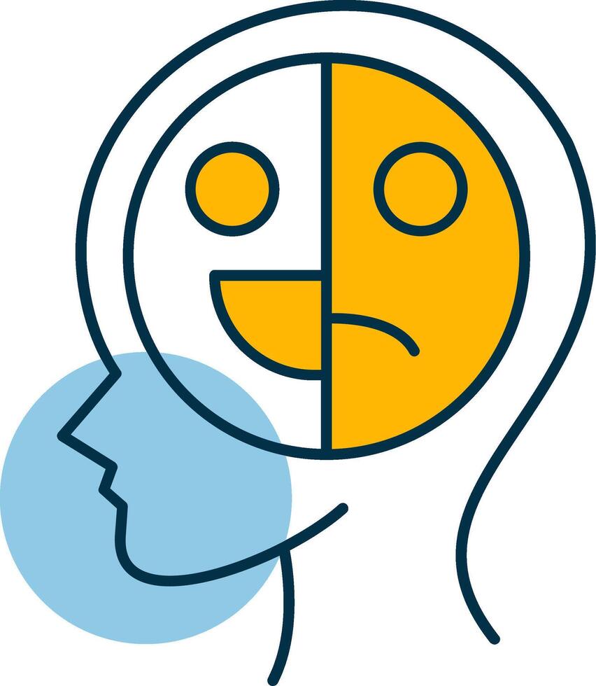 Mood Swings Shapes Icon vector