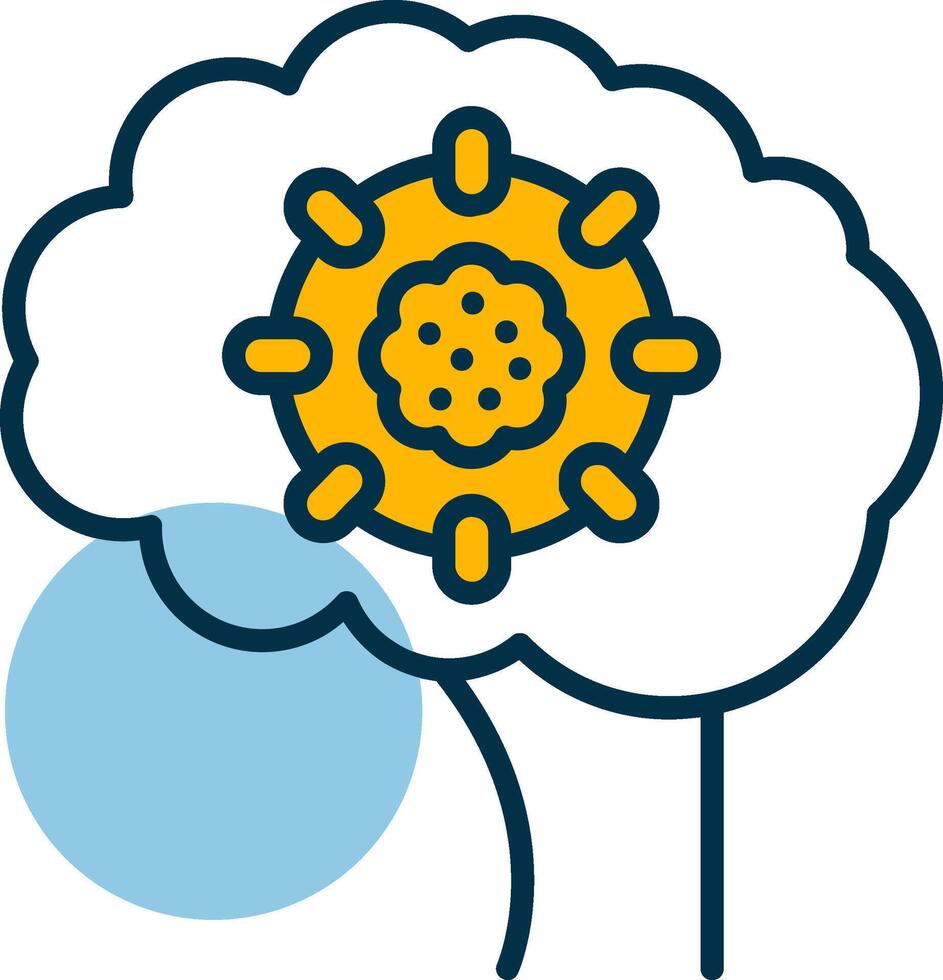 Brain Tumor Shapes Icon vector
