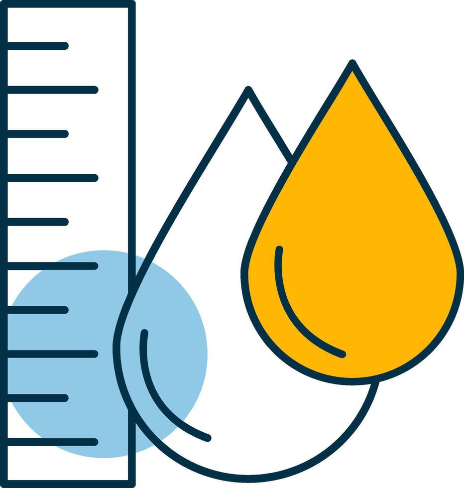 Water Level Shapes Icon vector