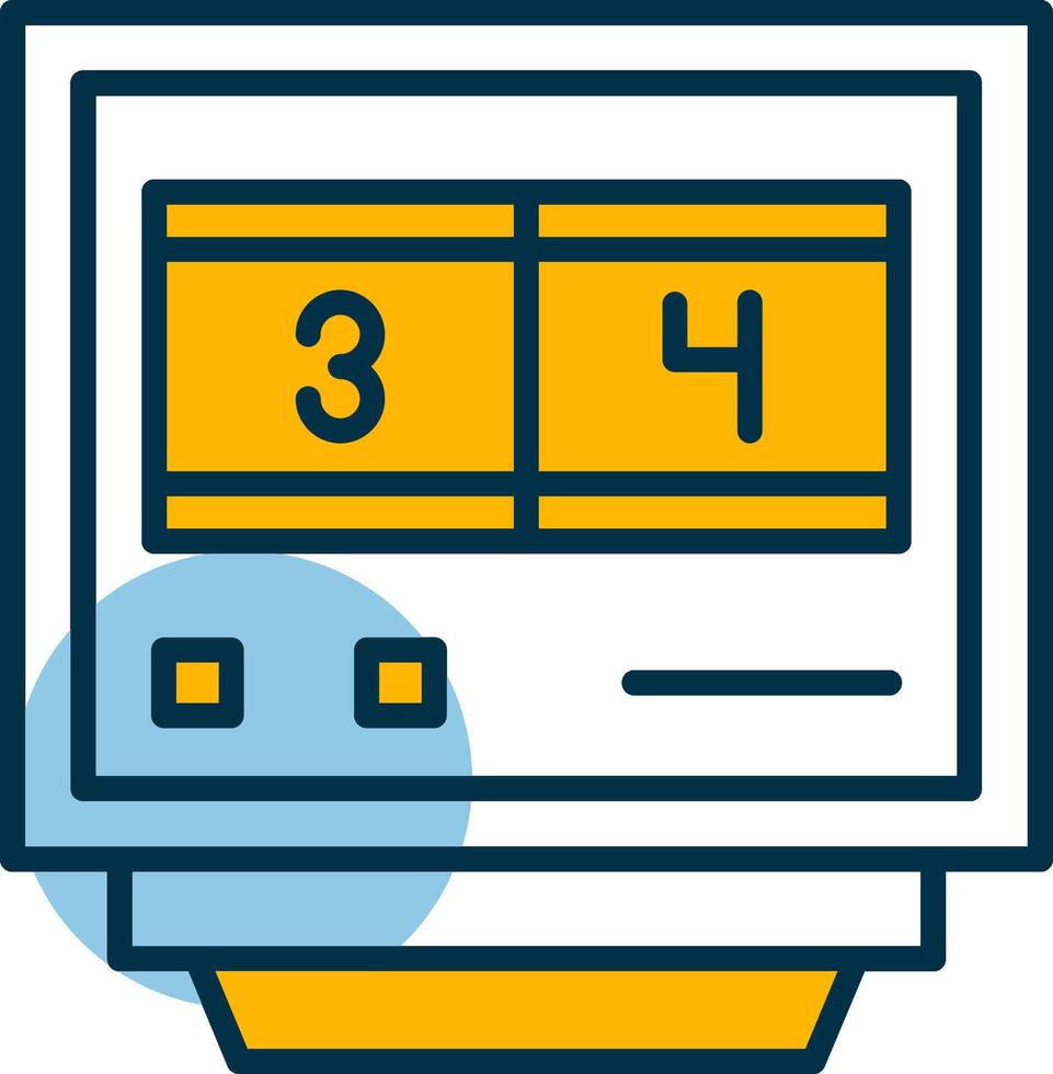 Lap Counters Shapes Icon vector
