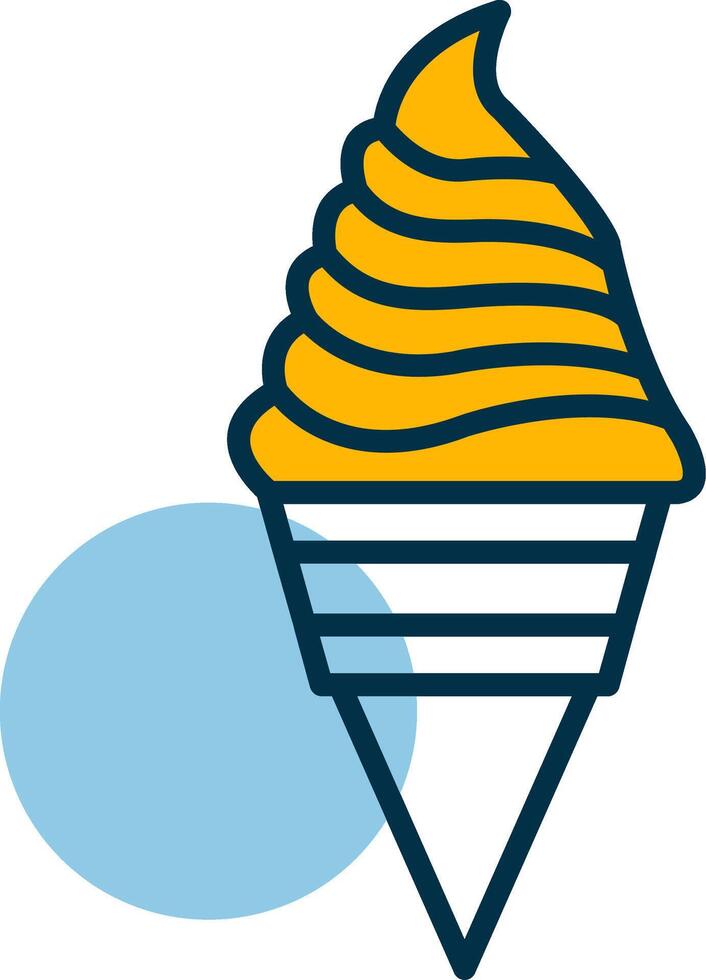 Ice Cream Shapes Icon vector
