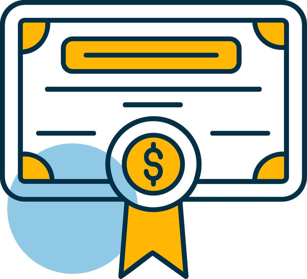 License Shapes Icon vector