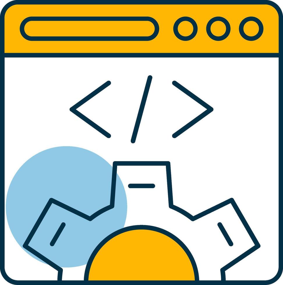 Web Design Shapes Icon vector