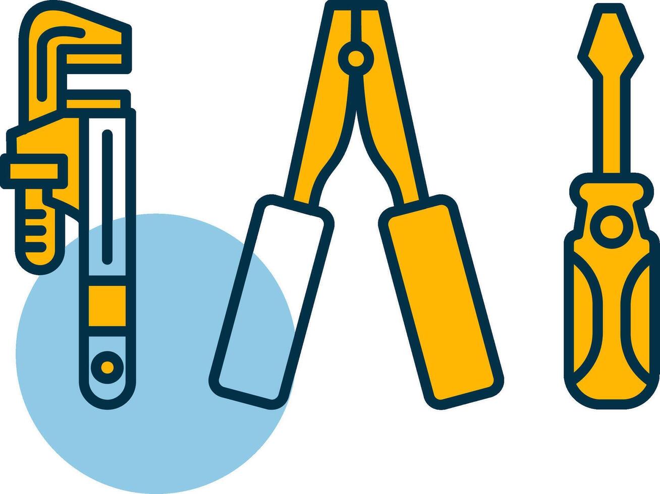 Repair Kit Shapes Icon vector