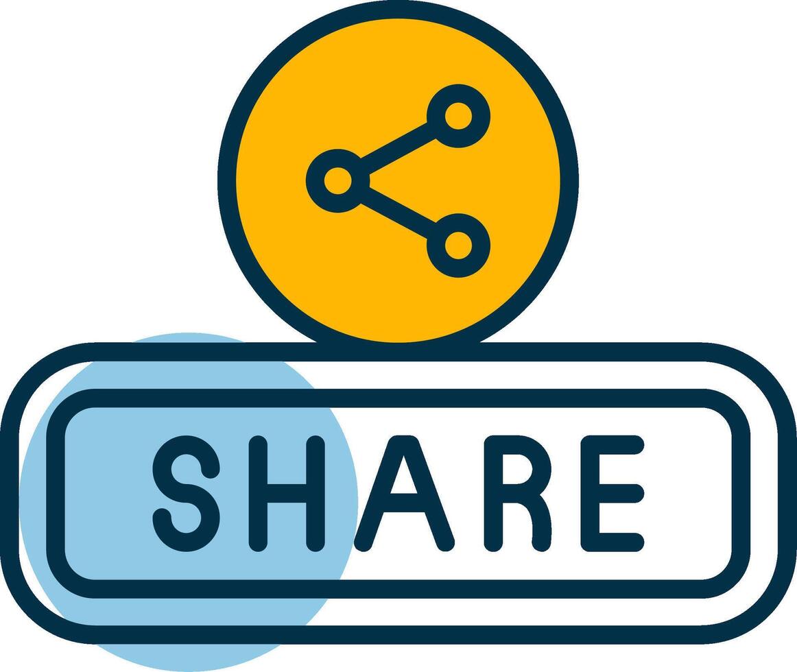 Share Shapes Icon vector