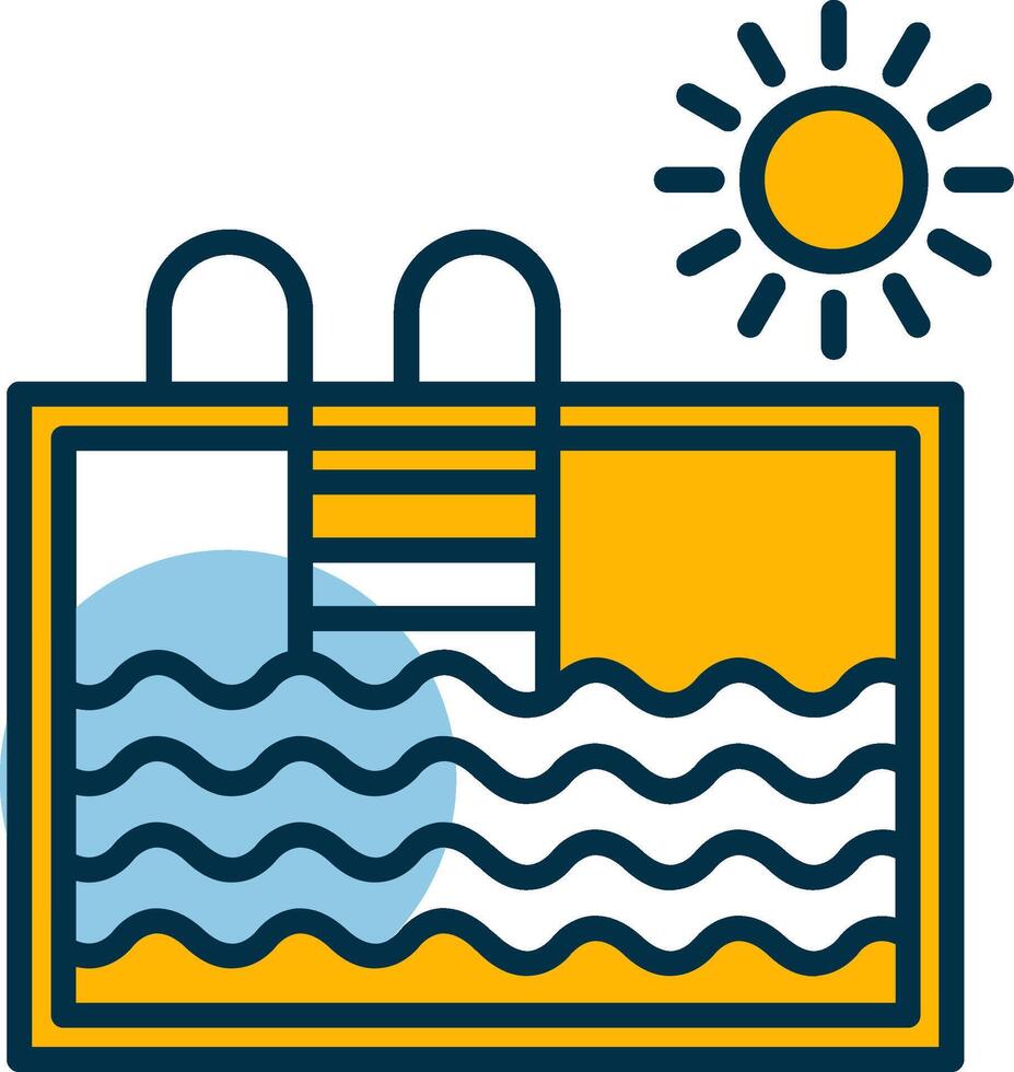 Swimming Pool Shapes Icon vector