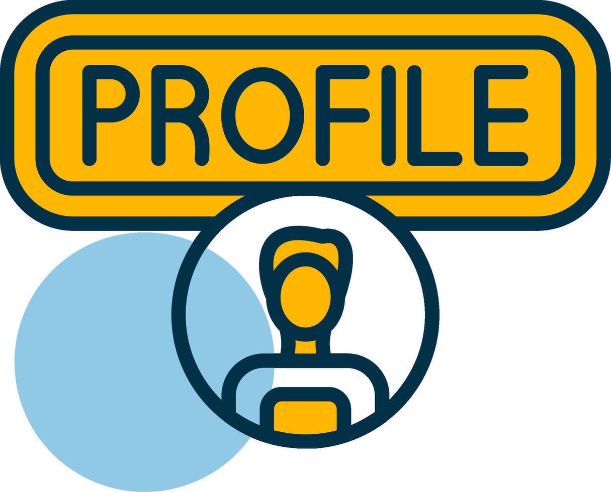 User Profile Shapes Icon vector