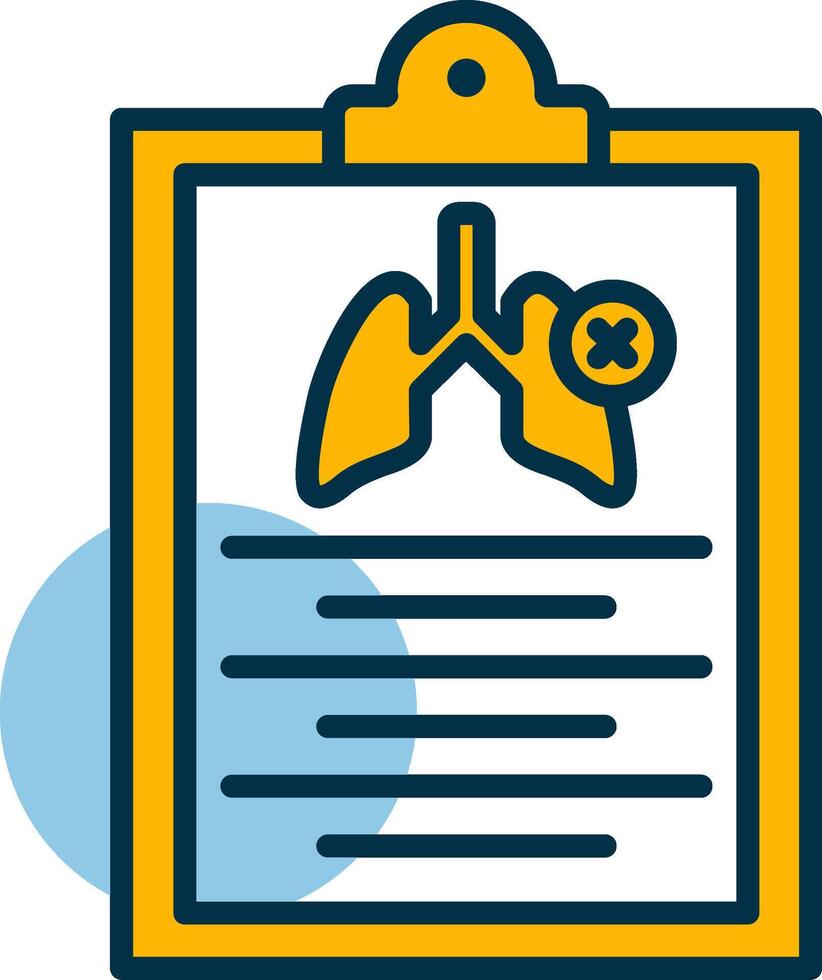 Tuberculosis Patient History Shapes Icon vector