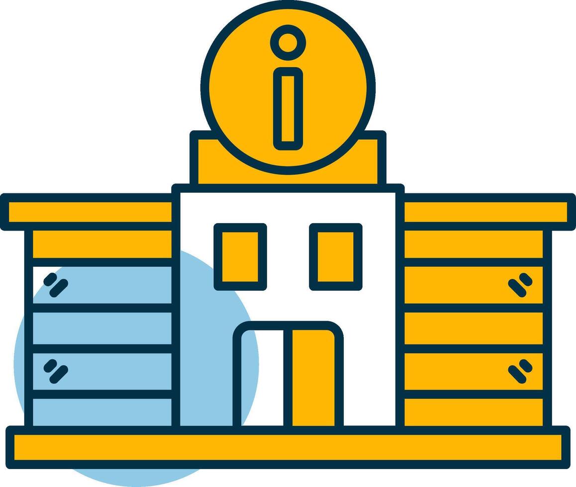 Information Center Shapes Icon vector