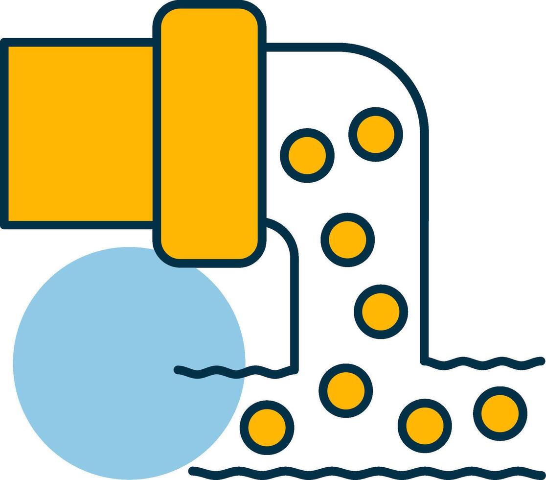 Sewage Shapes Icon vector
