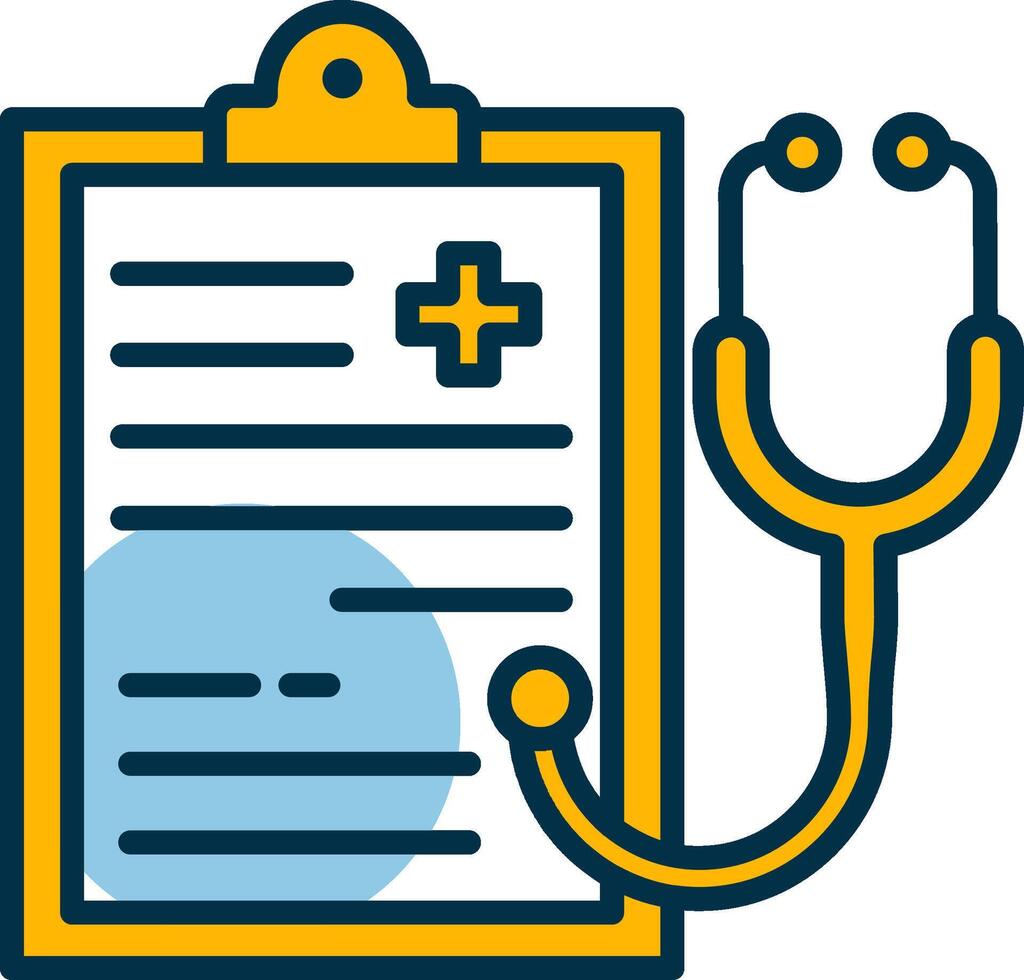 Medical Check Shapes Icon vector