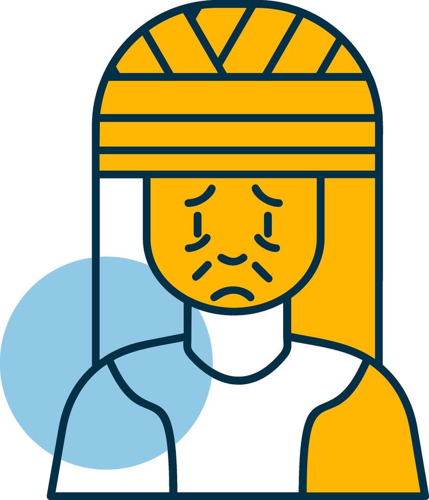 Head Injury Shapes Icon vector