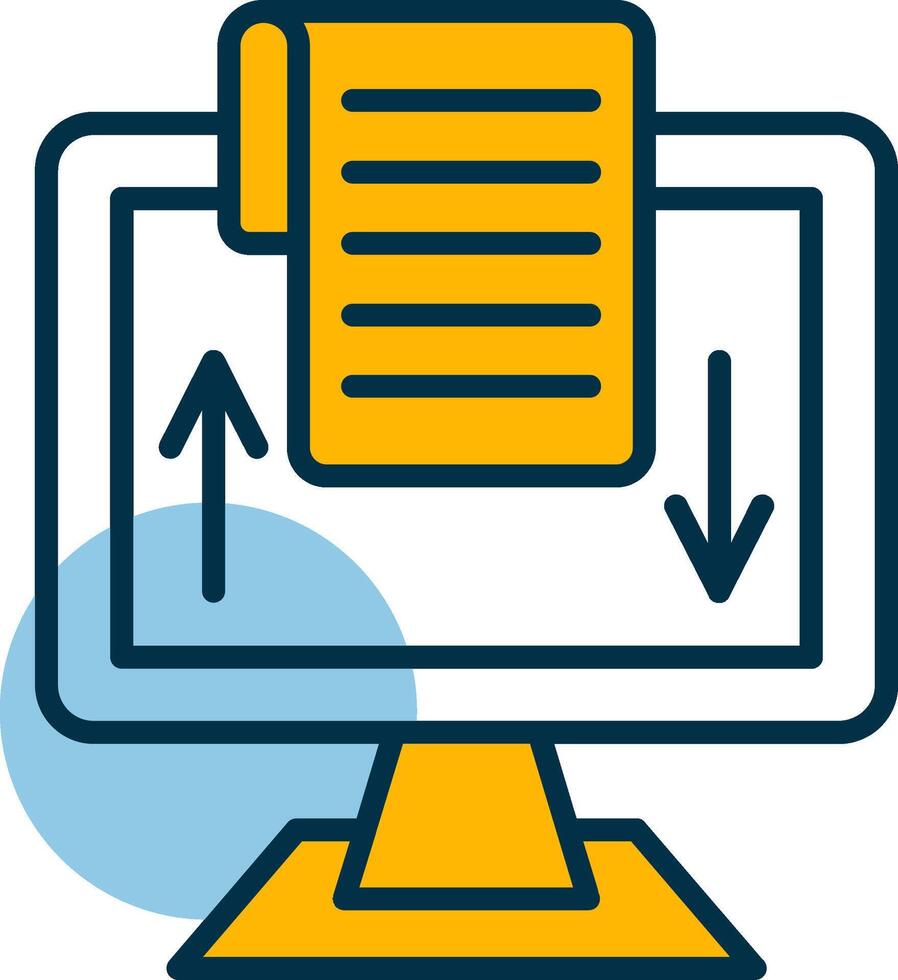 Digitalization Shapes Icon vector