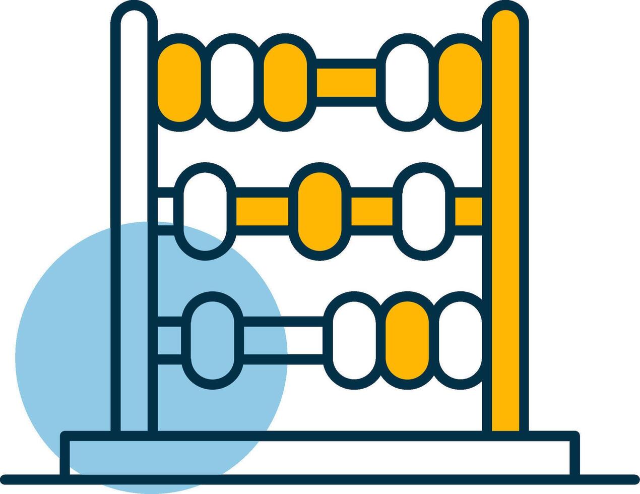 Abacus Shapes Icon vector