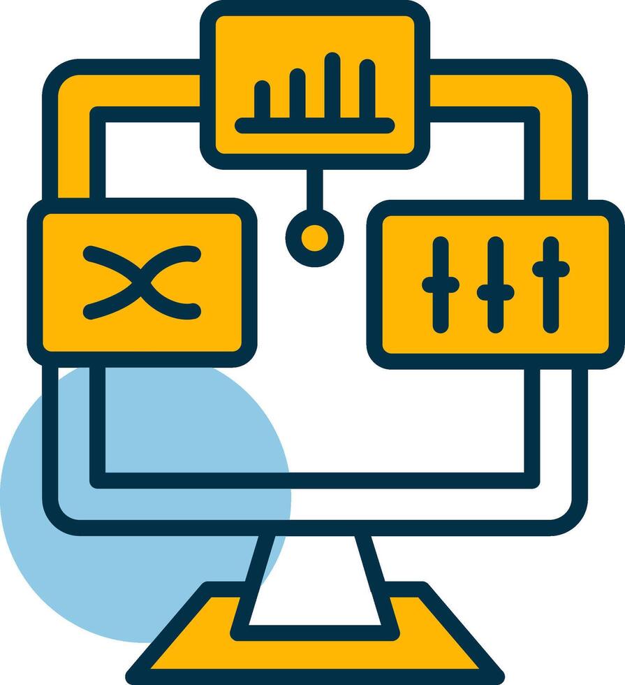 Analysis Shapes Icon vector