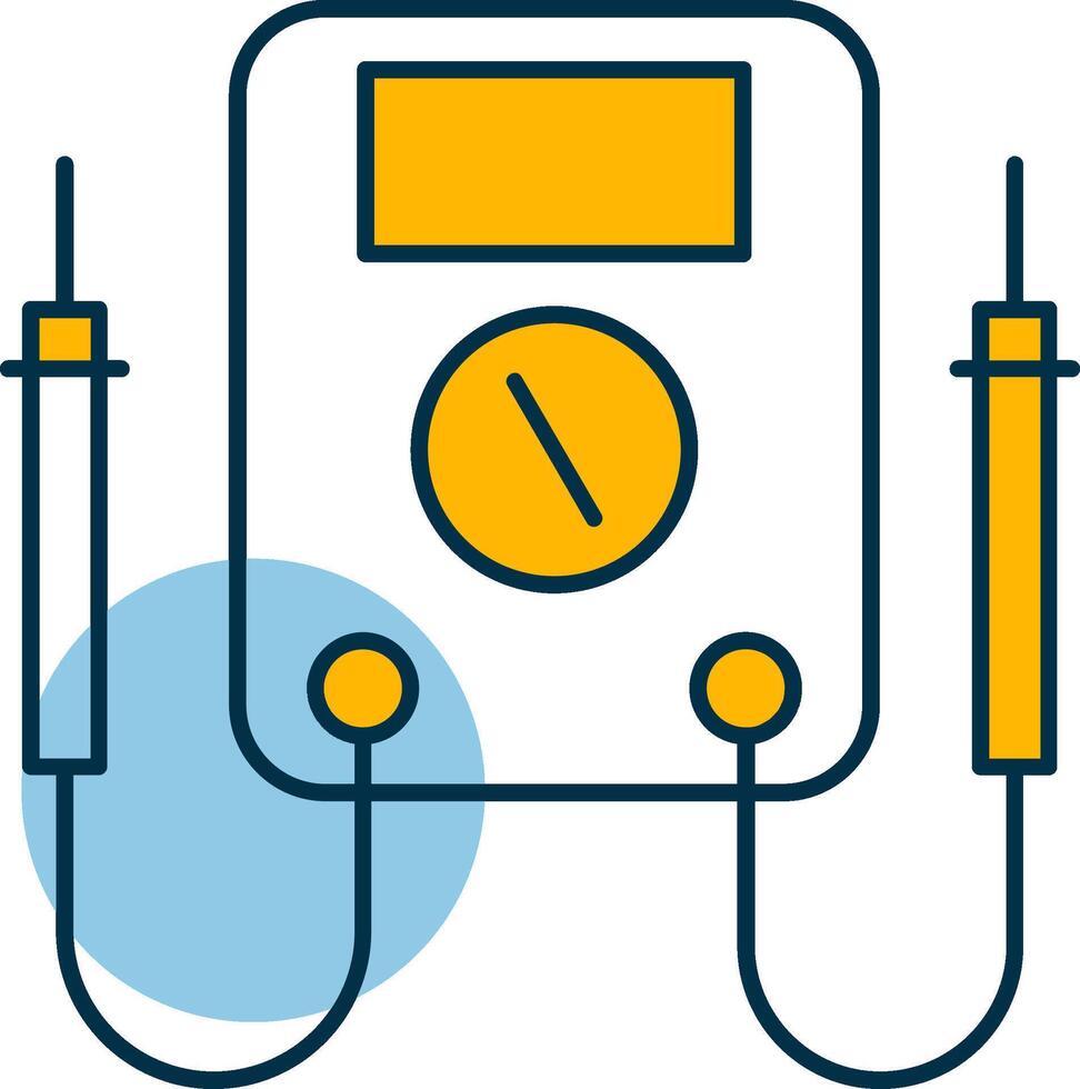 Multimeter Shapes Icon vector
