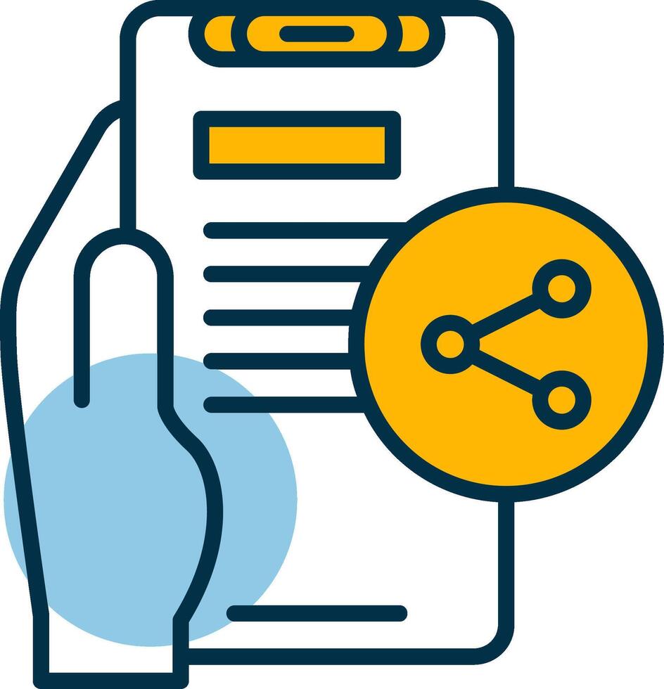 Share Shapes Icon vector