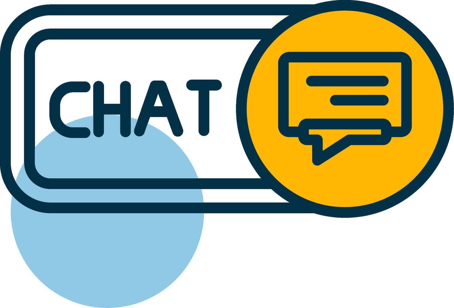 Chat Shapes Icon vector