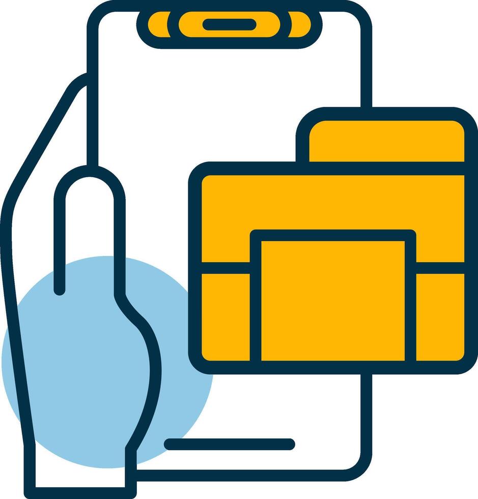 Folder Shapes Icon vector