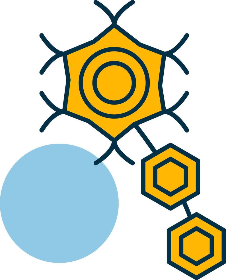 Neuron Shapes Icon vector