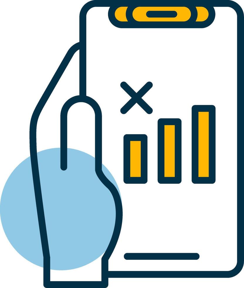 No Signal Shapes Icon vector