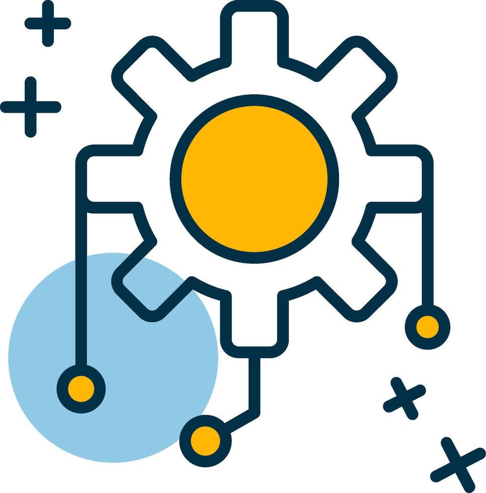 Integration Shapes Icon vector