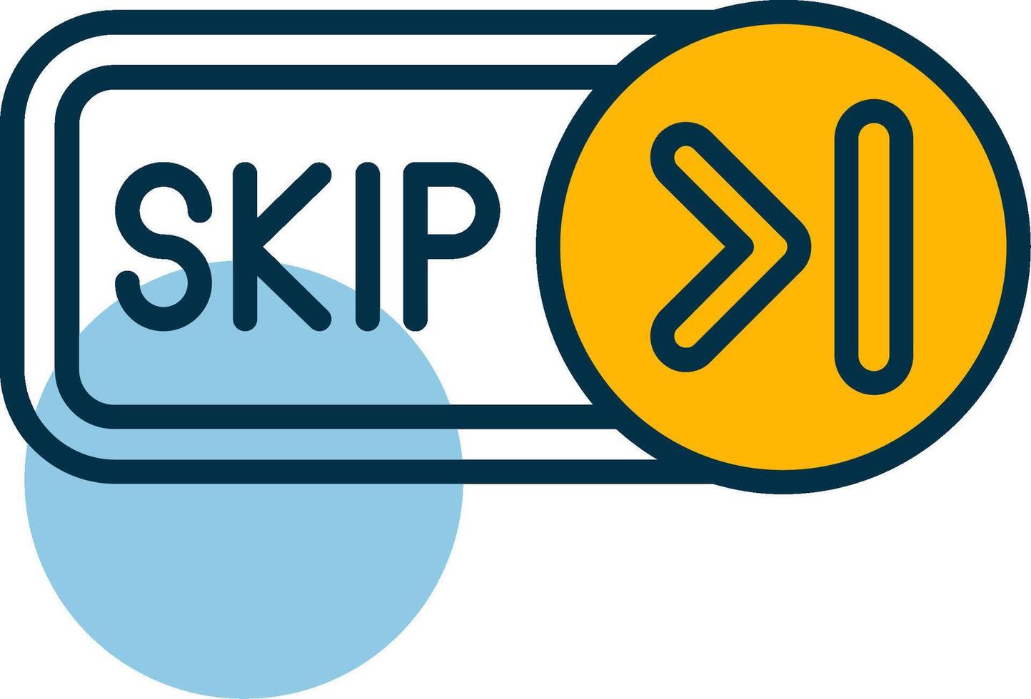 Skip Shapes Icon vector
