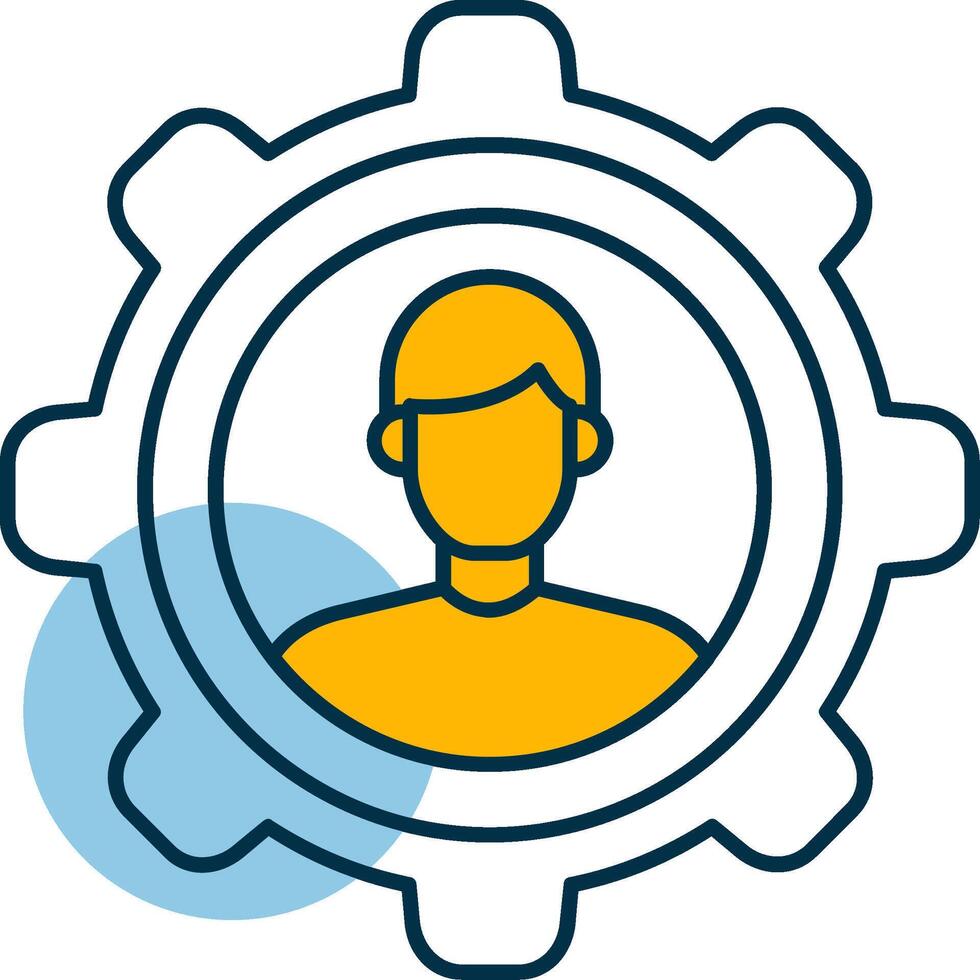 Customer Relationship Shapes Icon vector