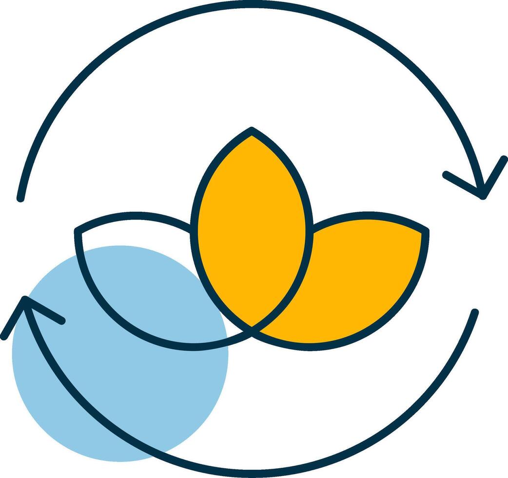 Zero Waste Shapes Icon vector