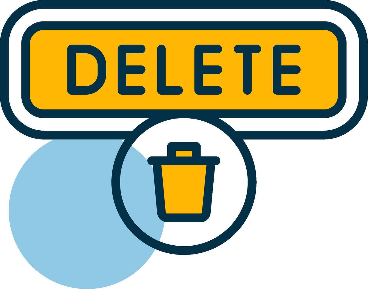 Delete Shapes Icon vector