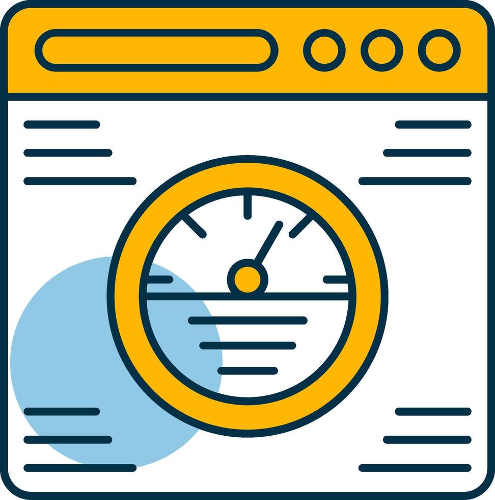 Speedometer Shapes Icon vector