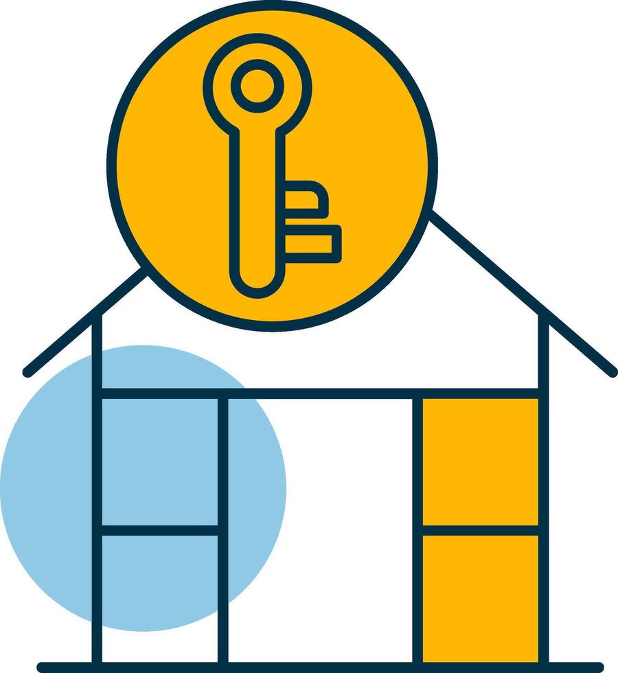 Anti Theft Shapes Icon vector